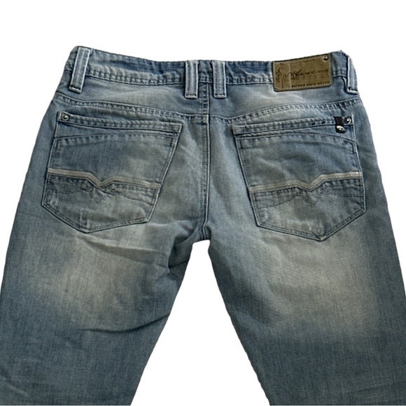 BUFFALO DAVID BITTON men's lightwash ash skinny jeans, size 30x32. - Picture 6 of 7